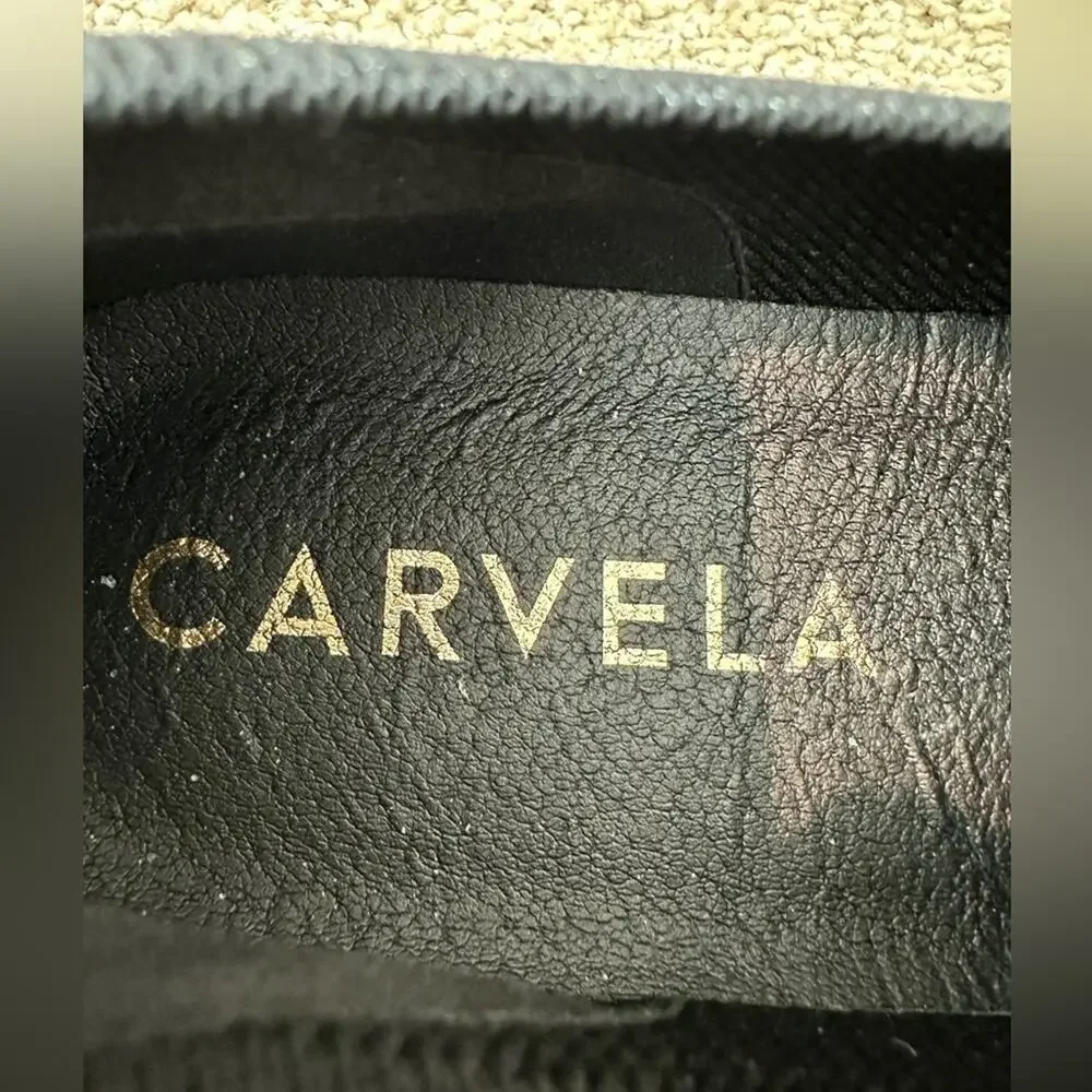 CARVELA | Black Comfort Knit Platform Slip-On Sneakers | Size 41 - Picture 5 of 6